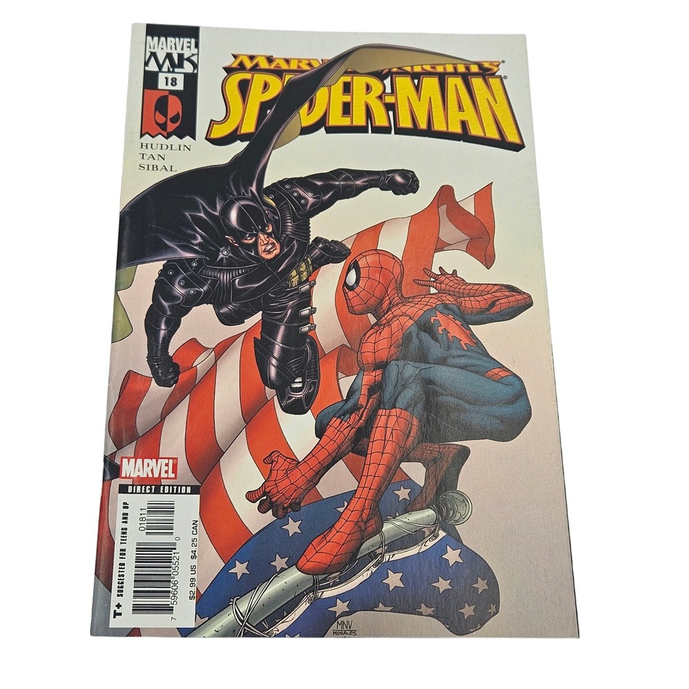 Marvel Knights Spider-Man #18 Comic Book Direct Edition Superhero‎